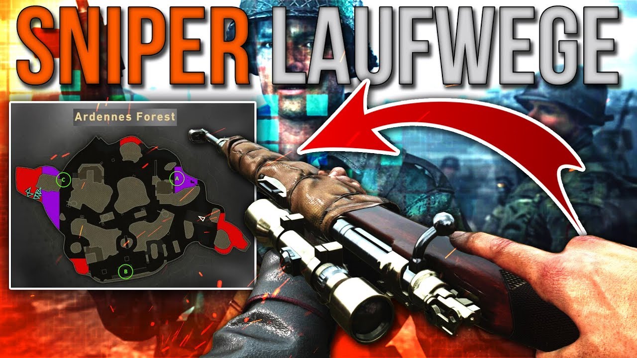 black mirror season 5 Sniper Laufwege Tutorial Ardennes Forest - CoD WW2 (German/Deutsch)