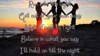 Greyson Chance - Hold On Til the Night Lyrics