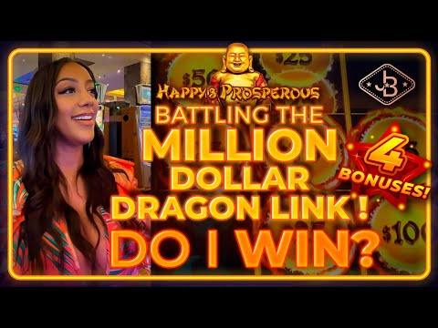 Battling The Million Dollar Dragon Link! Will I Win A Jackpot ? 🎰