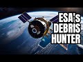 Space debris hunter by esa edeorbit space junk spacejunk spacedebris