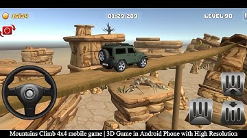 Mountains Climb 4x4 mobile game | 3D game in mobile phone | High resolution game in android phone