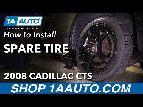 How to Install Spare Tire 08-14 Cadillac CTS