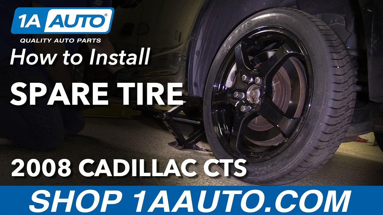 How to Install Spare Tire 08-14 Cadillac CTS - YouTube