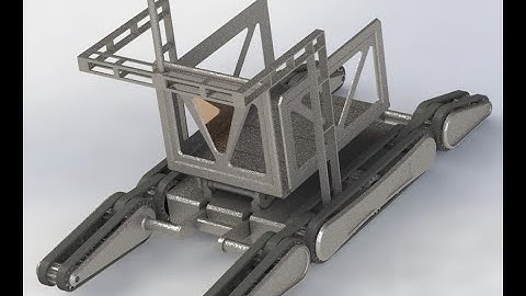Stair Climbing Robot Simulation (Demo) - Webots / SolidWorks