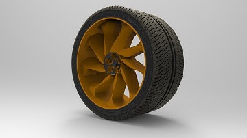 Autodesk Inventor 2014 How To Make Full Wheel Tutorial 1080p