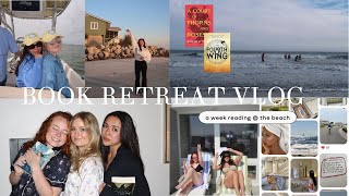 WEEK IN MY LIFE: beach book retreat 📖🌊