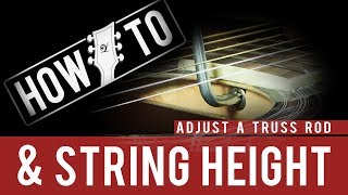 Video thumbnail of "How To Setup An Acoustic Guitar and Reduce String Height with Lindo Guitars"