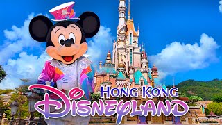 Hong Kong Disneyland Complete Tour - Full Walkthrough \u0026 Ride POVs [4K]