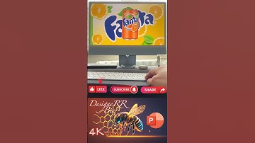 Not UI/UX !! Amazing 3D coca cola, sprite, fanta ad with powerpoint 🐝 #shorts #youtube #powerpoint