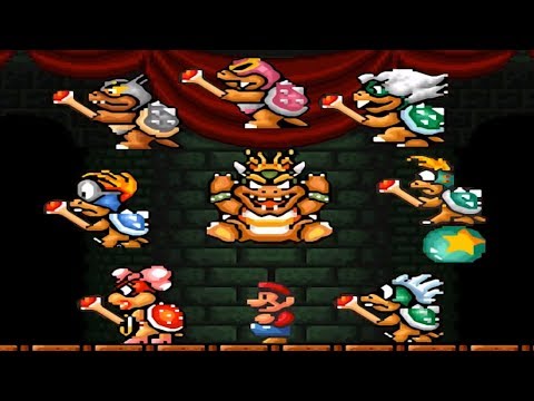 Super Mario Bros. 3 - All Koopaling Boss Battles