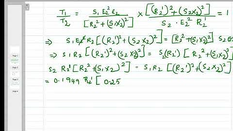 Problems on speed control 3 phase induction motor