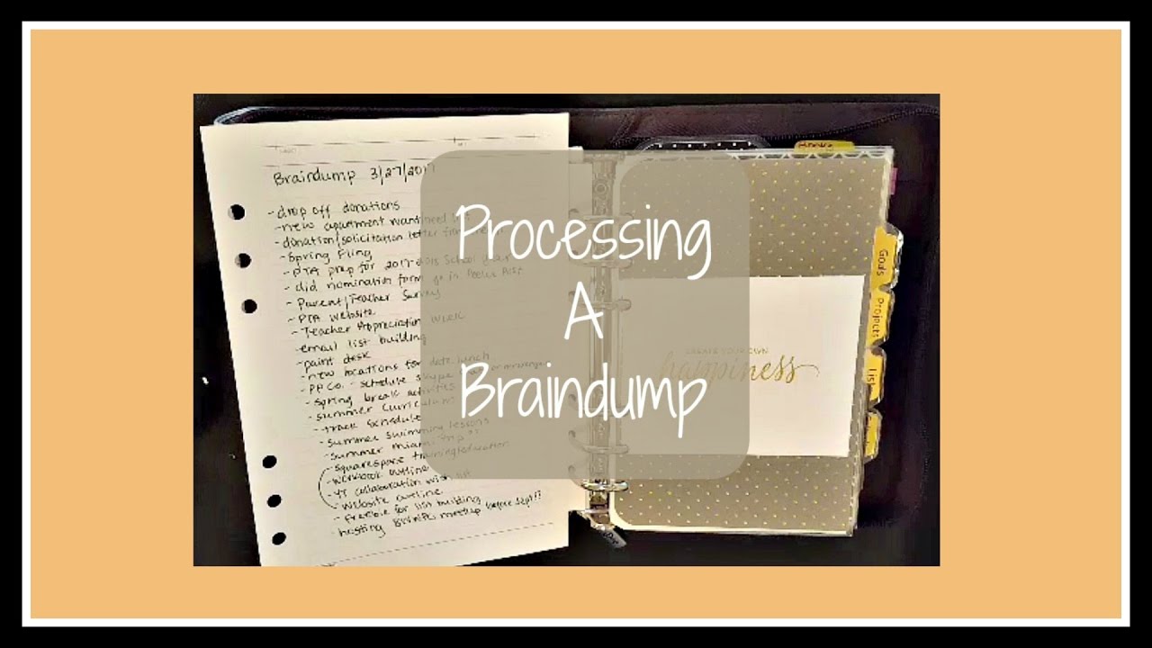 VEDA Day 12 | Processing A Braindump