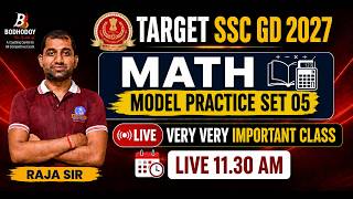 Math Model Practice Set 05 II Target SSC GD &amp; Tradesman 2026-27