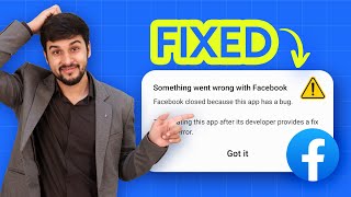 How To Fix Facebook App Automatic Close Problem | Fix Something Went Wrong With Facebook by Tweak Library 205 views 2 months ago 2 minutes, 16 seconds