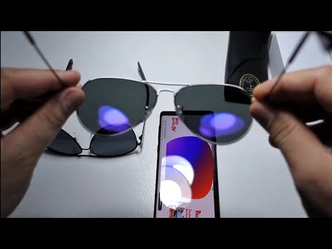 Polarized test - How to test sunglases lenses if they are polarized or not