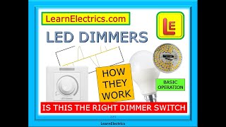 LED DIMMERS - HOW THEY WORK - WHY THEY FLICKER - WHAT HAPPENS INSIDE A DIMMER - CAN I MIX LAMP TYPES