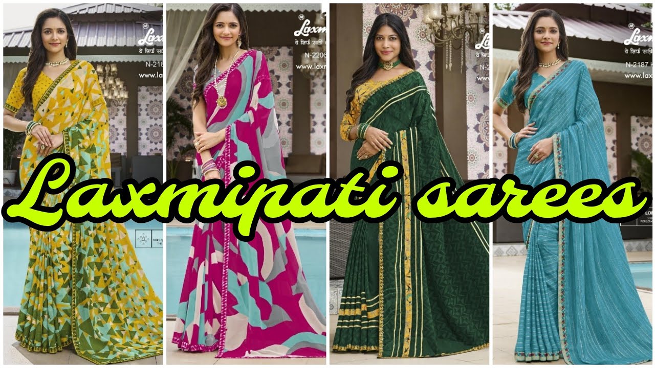 Laxmipati brand new partywear sarees catalogue | Amrit varsha | Wholesale price 🔥