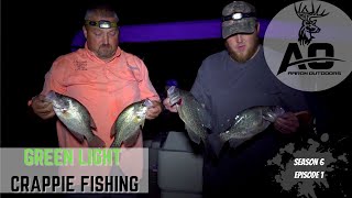 GREEN Light CRAPPIE Fishing- HOW TO!!  Season 6 Episode 1: Aaron Outdoors