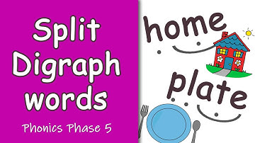 Split Digraph Words | Magic e | Phonics Phase 5 | Segmenting & Blending