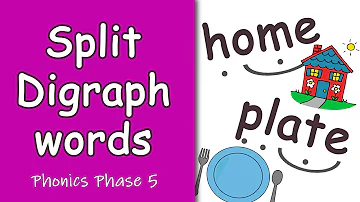 What is the rule for split digraphs?