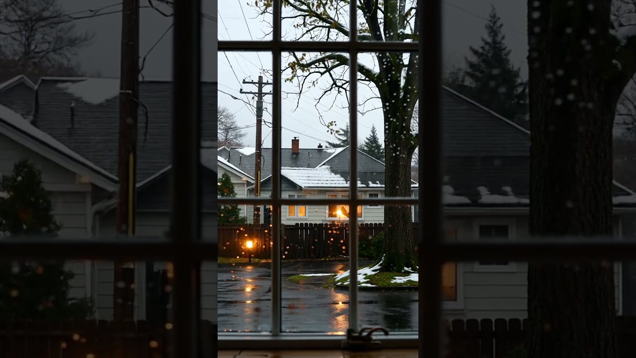 Rain Falling Outside | Authentic Rain ASMR 