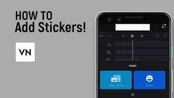 How to Add Stickers in VN Editor app [easy]