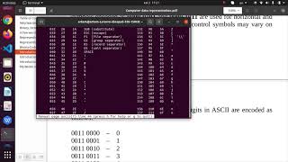 How computers represent text - ASCII and Unicode encodings (UTF-8, UTF-16, UTF-32)