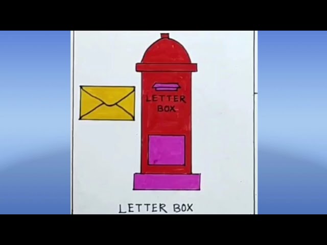 How to draw letter box 