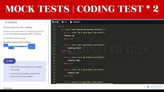 Mock Tests | Coding Test 2 | Bootstrap Spacing Utility - Padding |  AYTCG  | #nxtwave #ccbp
