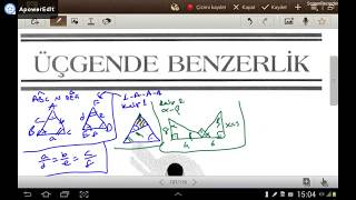 ÜÇGENDE BENZERLİK 1 (Karekök LYS Geometri Soru Bankası) screenshot 1