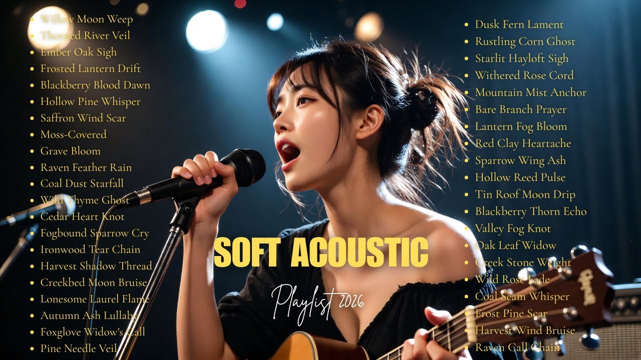 Top Chill Vibes Acoustic 2026 🎸✨ | Soft & Emotional English Love Songs Playlist