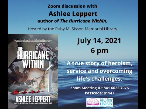 The Hurricane Within book discussion with Ashlee Leppert - YouTube