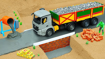 DIY Brick & Concrete Bridge vs Heavy Truck | Wooden Bridge Collapse Science Project