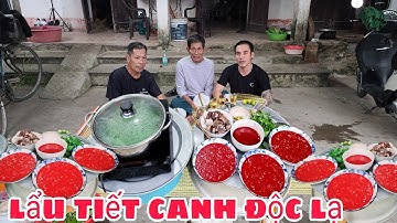 Lê Toàn Food tiếp 2 cụ ông ăn món lẩu tiết canh