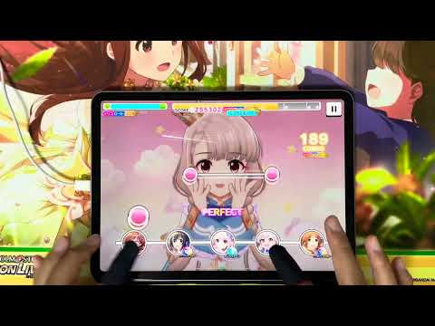 デレステ パジャマジャマ  マスプラ フルコン 手元