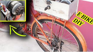 HOW TO BUILD A DIY  ELECTRIC BIKE /EBIKE //صنع دراجة كهربائية by Mc Stor 840 views 8 months ago 10 minutes, 28 seconds