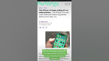 iPhone 14 calls 911 on roller coaster