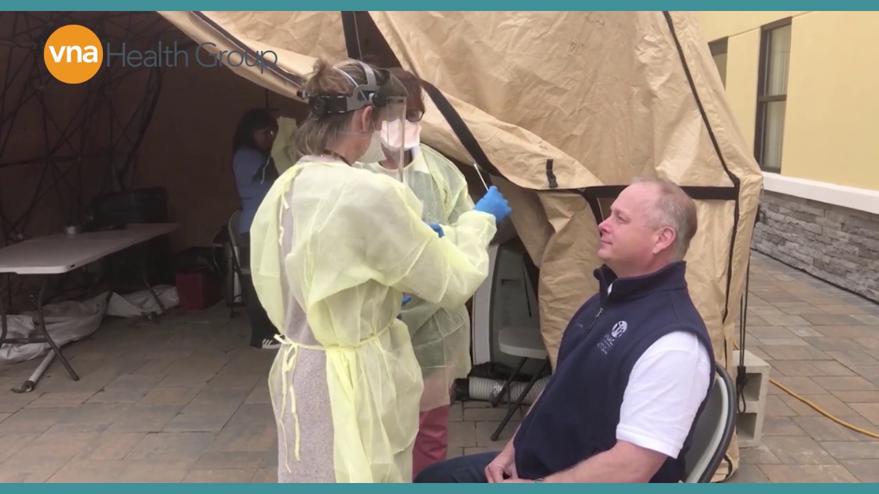 VNACJ Freehold Family Health Center Nurses Testing for COVID-19