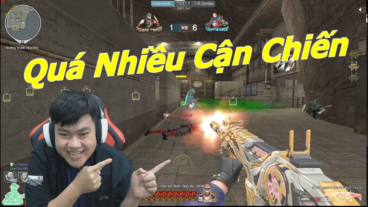 Cận Chiến Đã Tay Với Scar Light-Wolf Empire - Tiền Zombie v4