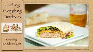 Burgeritos Super Bowl Recipe Cooking Outdoors Gary House