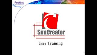 SimCreator 3.8 User Training