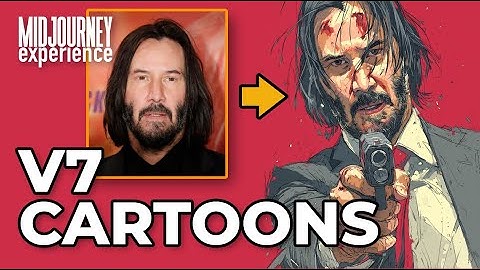 Upload Your Photo & Create a Cartoon Character in Midjourney V7