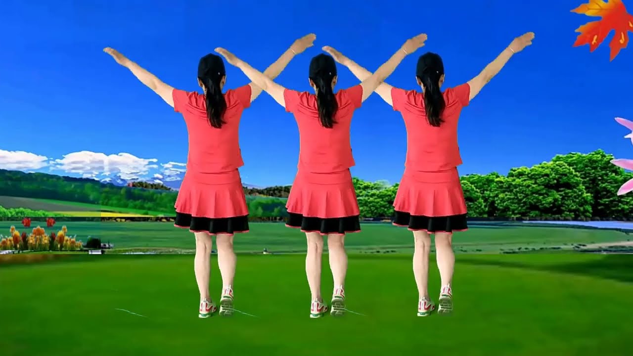 热门DJ广场舞《天太热了》32步简单易学，适合所有人