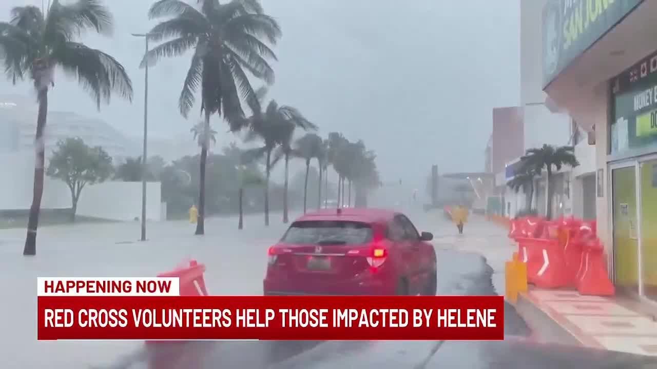 Red Cross volunteers help those impacted by Helene - YouTube