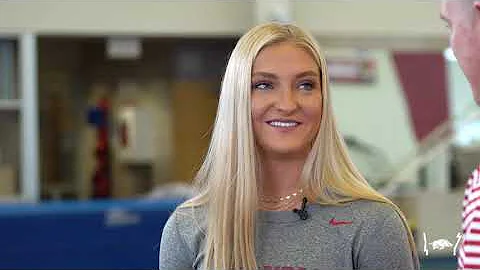RazorTalk: Razorback Gymback Sarah Shaffer