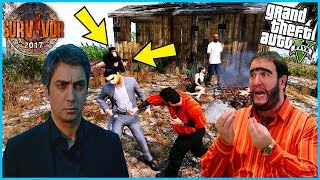 ÜNLÜLER ADASINDA BÜYÜK KAVGA! POLAT VS RECEP! - GTA 5 SURVIVOR MODU