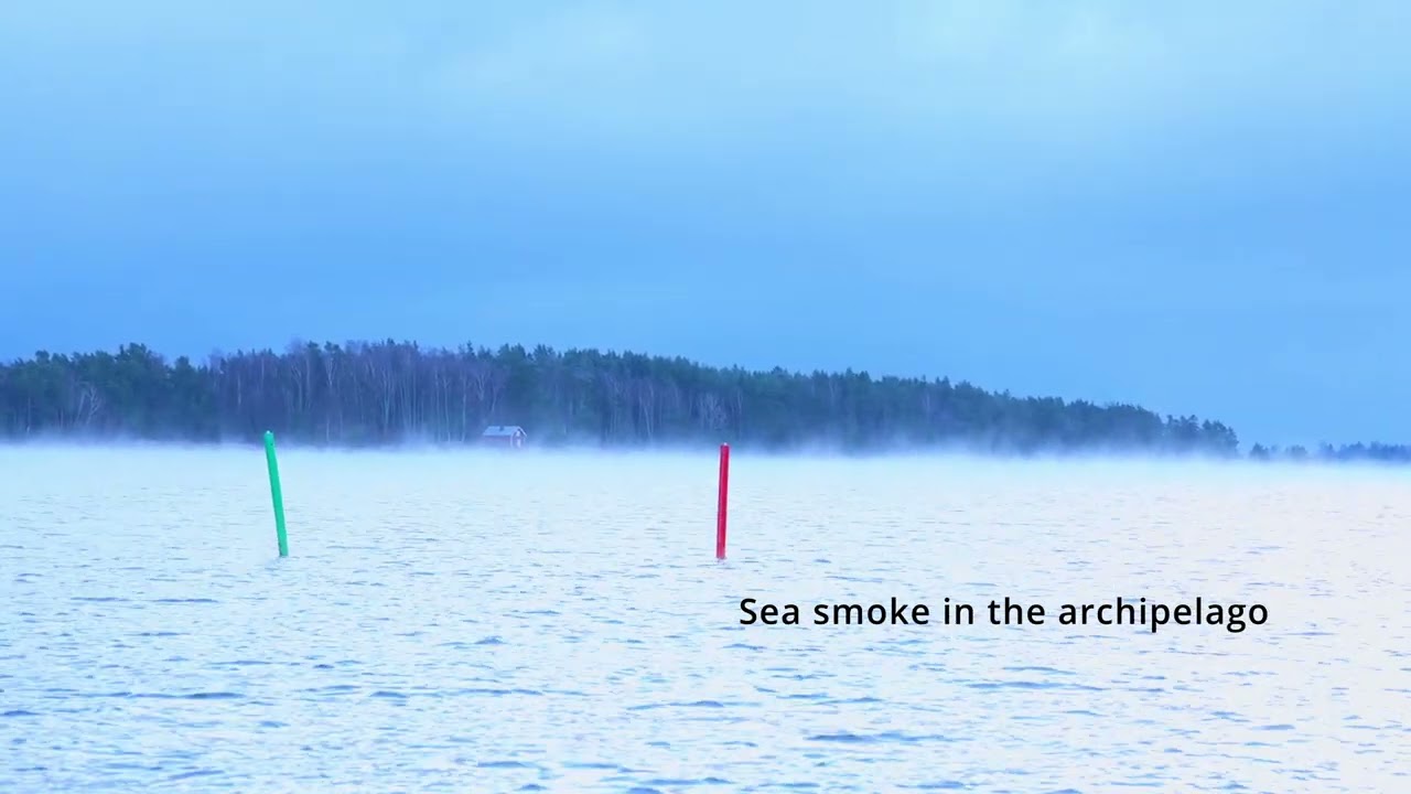 When Lake Vänern Turns Arctic – Sea Smoke and Heavy Snowfall