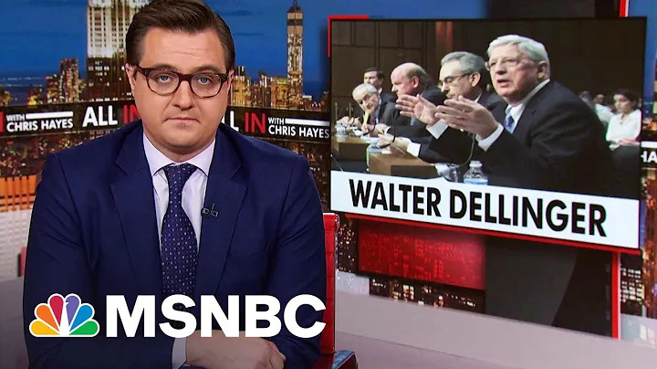 Chris Hayes Pays Tribute To Walter Dellinger