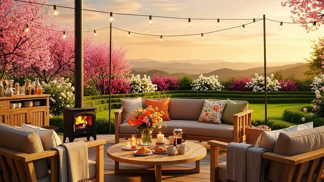 Cozy High-End Coffee Jazz Ambience ☕🕯️ | Classy Background Music for Working & Reading | Spring Jazz