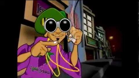 the nutshack theme but every word is in a different video 100